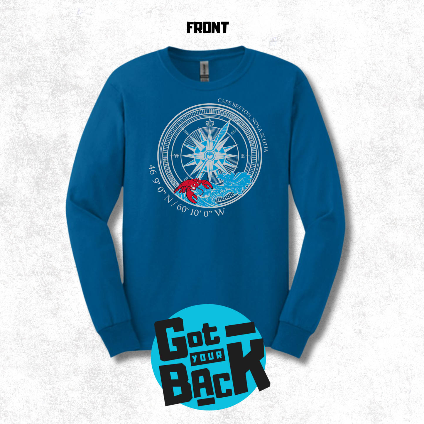 Cape Breton Compass Long-Sleeve Tee