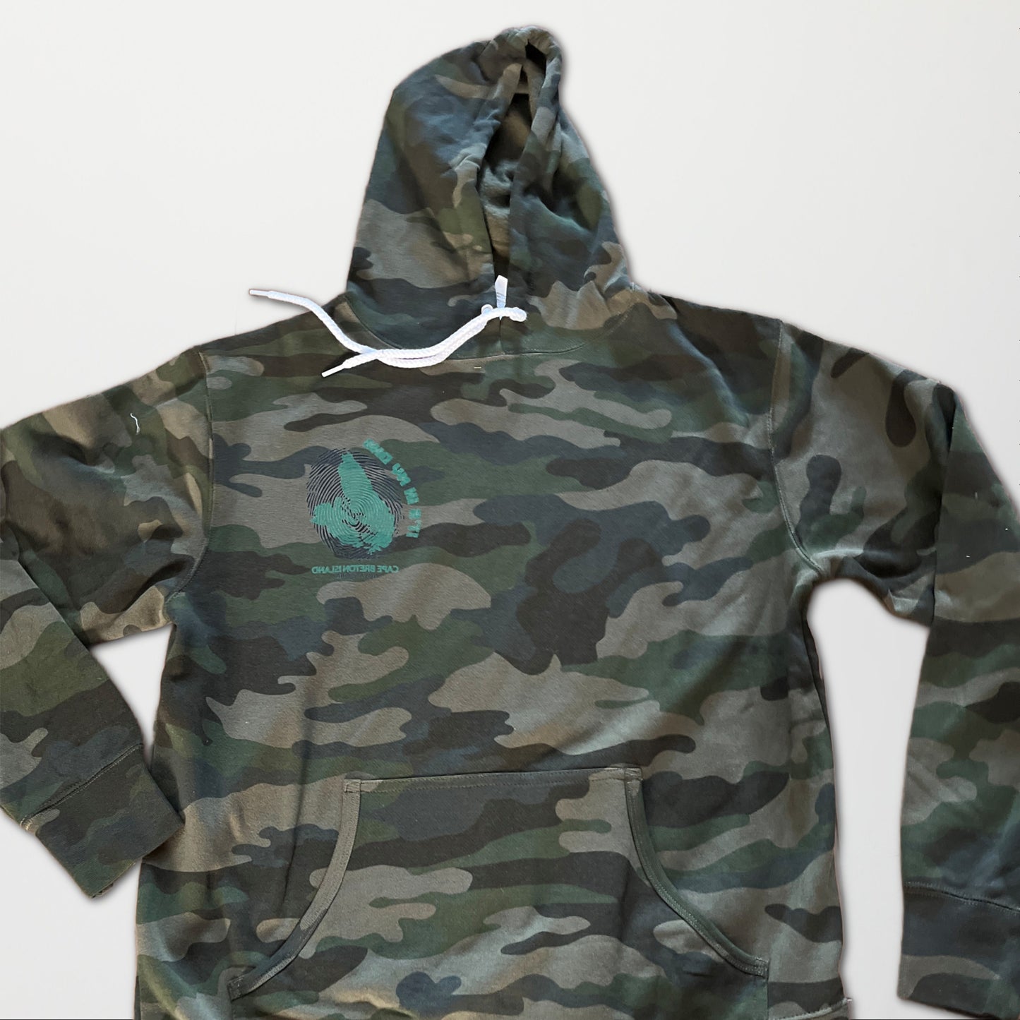 It's in my DNA Camo Hoodie with breast Crest