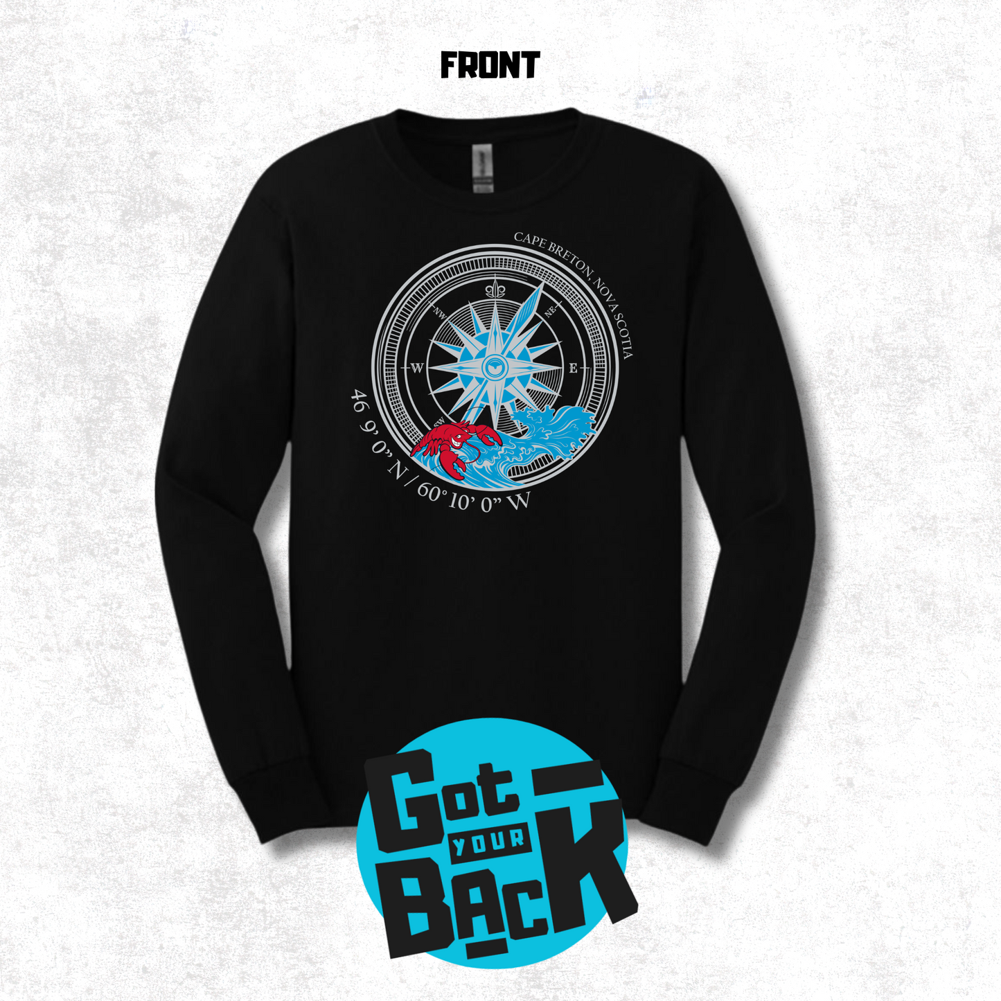 Cape Breton Compass Long-Sleeve Tee