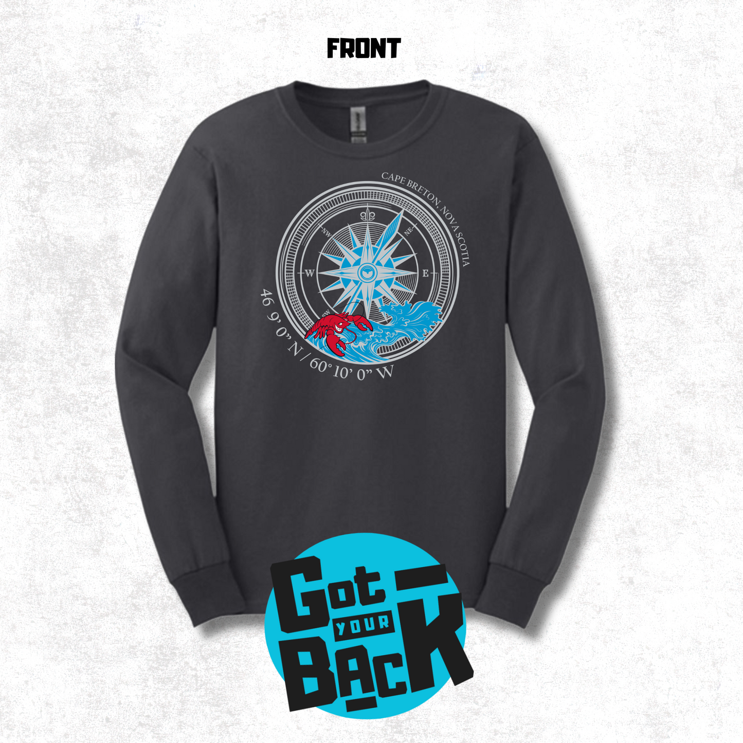 Cape Breton Compass Long-Sleeve Tee