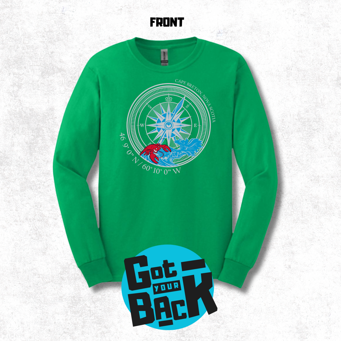 Cape Breton Compass Long-Sleeve Tee