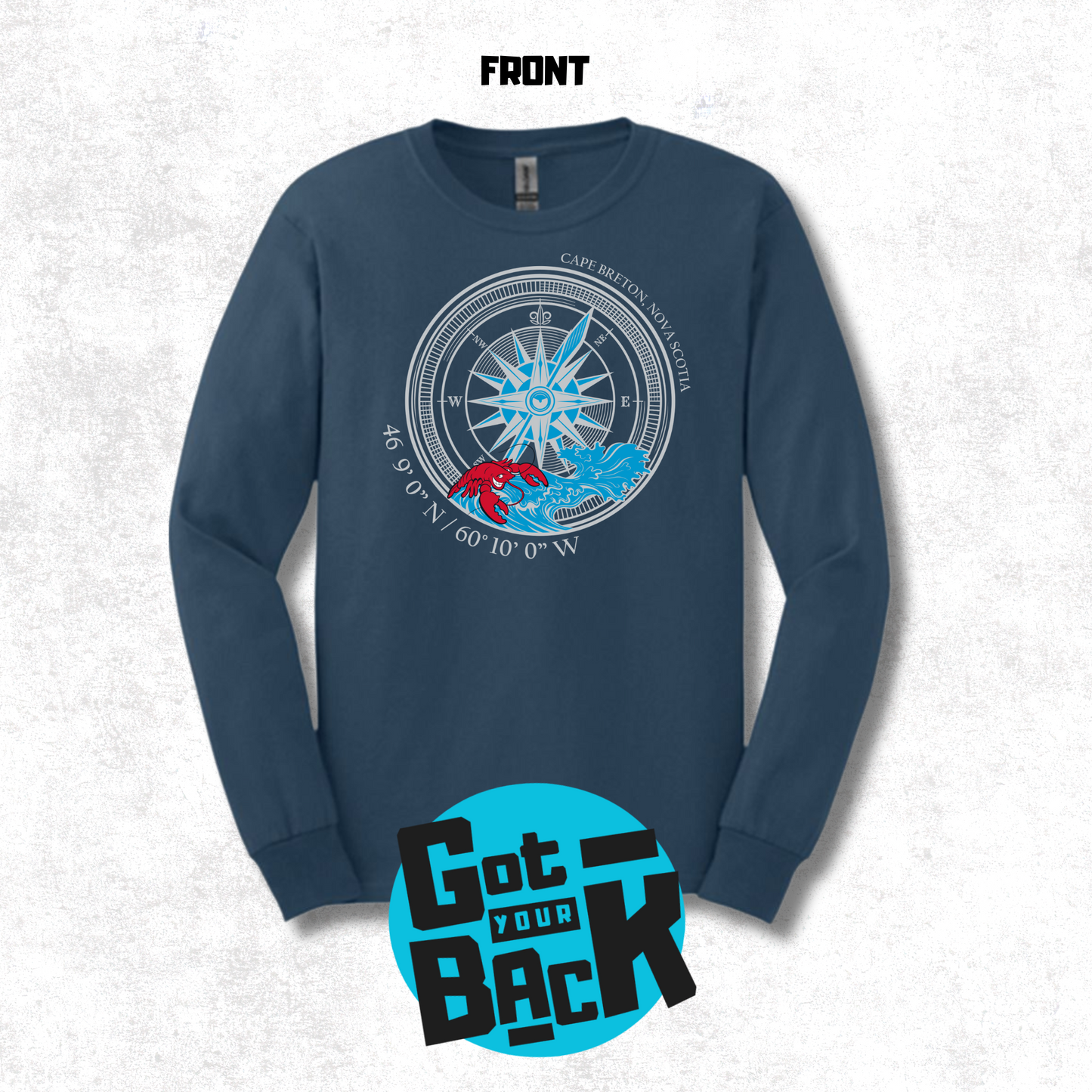 Cape Breton Compass Long-Sleeve Tee