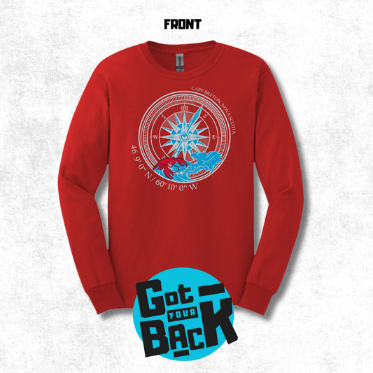 Cape Breton Compass Long-Sleeve Tee