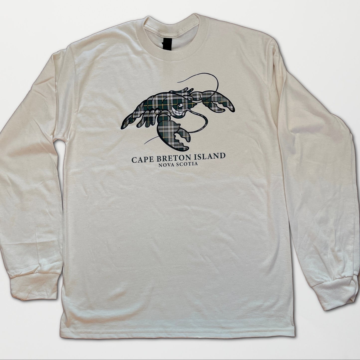 Tartan Lobster Long Sleeve T-Shirt